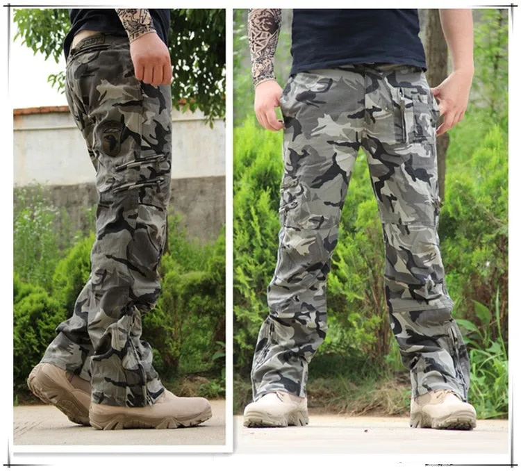 Nsqured "Tactical Terrain" Men's Cotton Cargo Pants