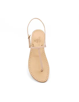 NUDE PATENT LEATHER CAPRI SANDALS (ART. DS99VN)