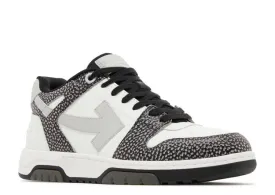 OFF-WHITE Out Of Office OOO Low Tops Black Grey