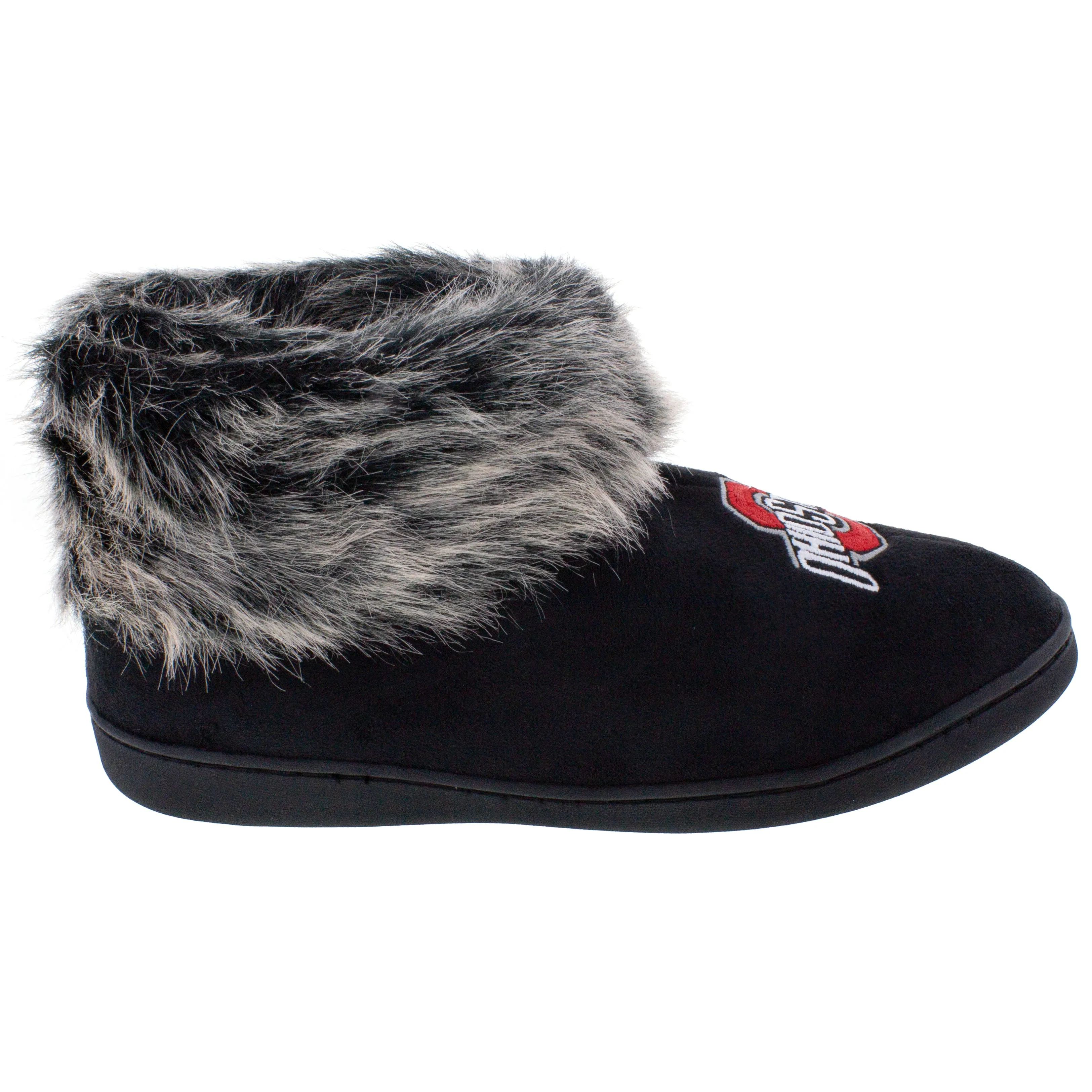 Ohio State Buckeyes Faux Sheepskin Furry Top Slipper