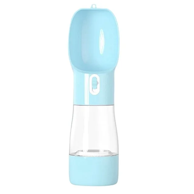 On the Go Water Bottle & Treat Dish for Dogs