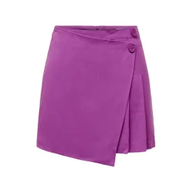 Only Purple Polyester Skirt