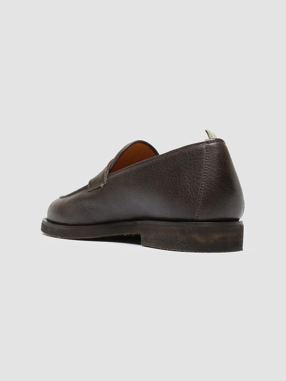 OPERA FLEXI 101 - Brown Leather Penny Loafers