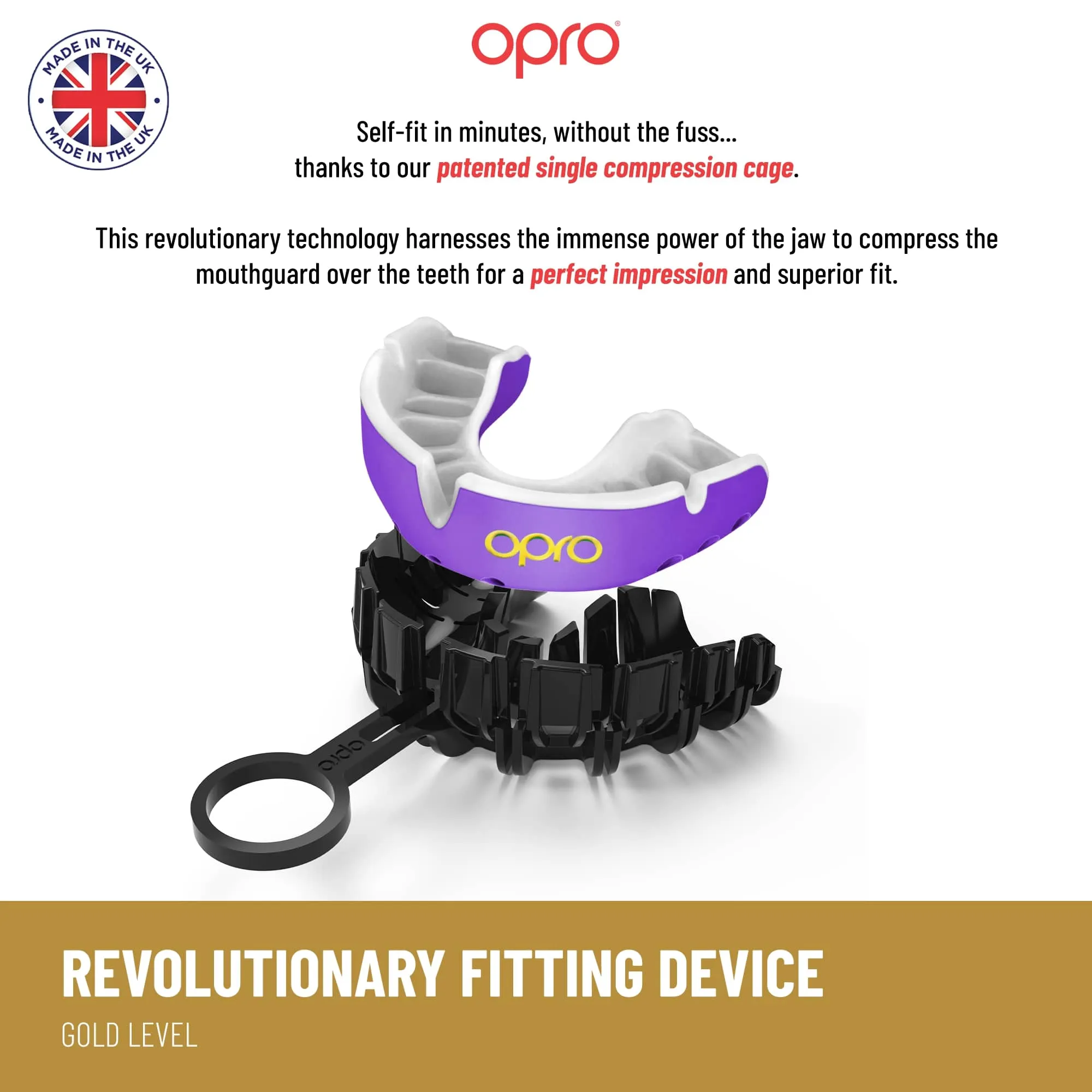 Opro Self-Fit Gold Mouthguard