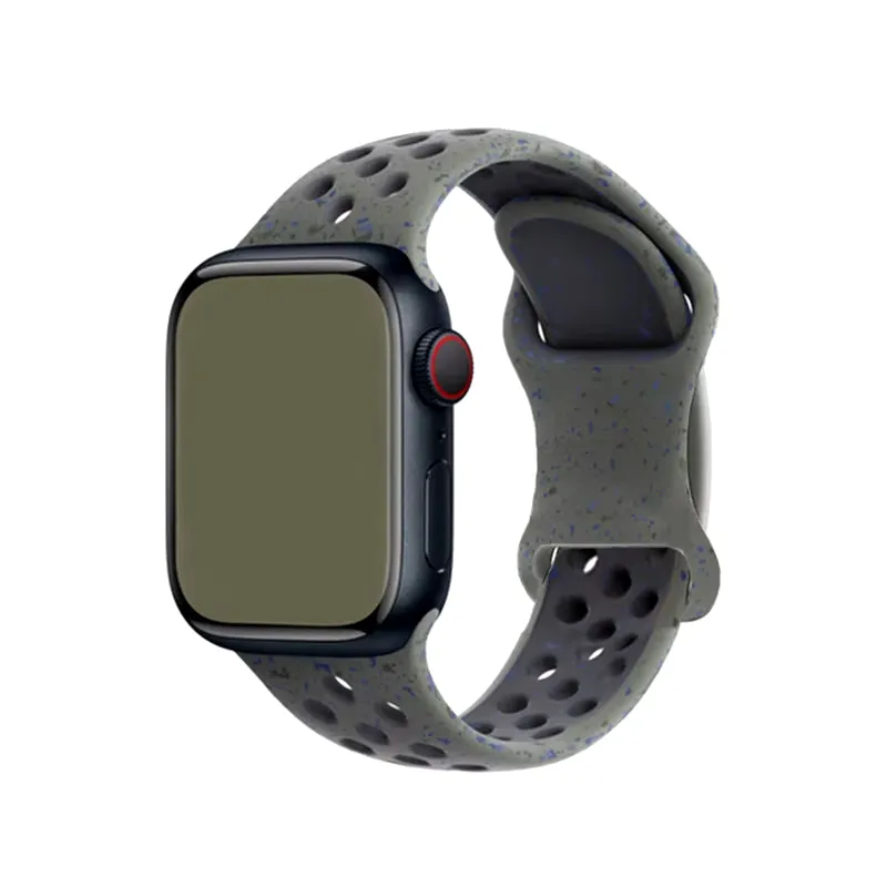 Original Sport Rubber Strap for Apple Watch 49Mm 45Mm 44Mm 42Mm 38Mm Series  9 8 7 6 5 SE Ultra 2