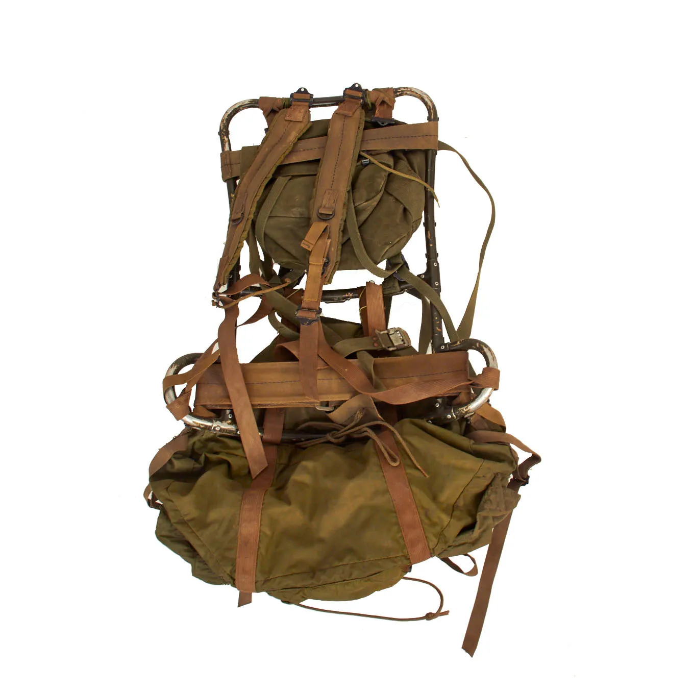 Original U.S. Vietnam War 1966 Model Lightweight Rucksack M-56 Field Pack