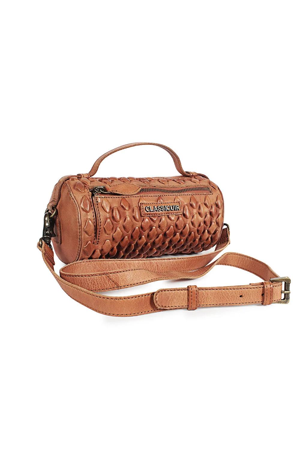 Orleans Padded Weave Mini Bowler Bag