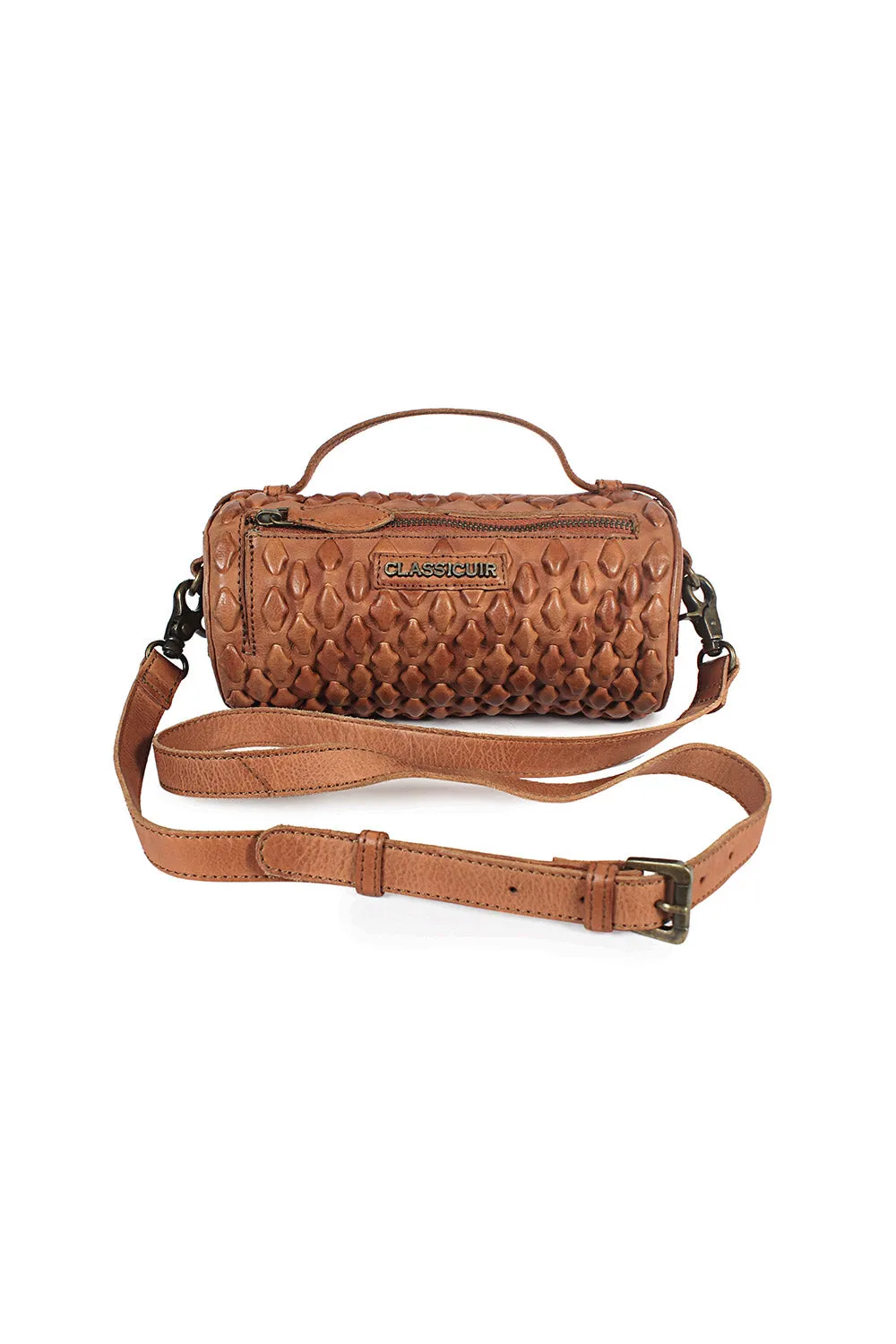 Orleans Padded Weave Mini Bowler Bag