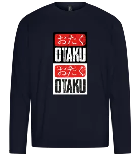 Otaku Otaku Grungy Design - Premium men's long sleeve t-shirt