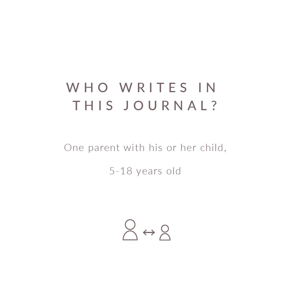 Our Parent   Child Connection Journal: Spark Creativity, Start Conversations (Dusty Blue) by Promptly Journals