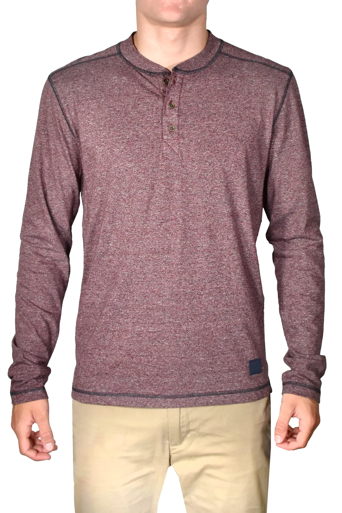 Overdyed Mock Twist Henley