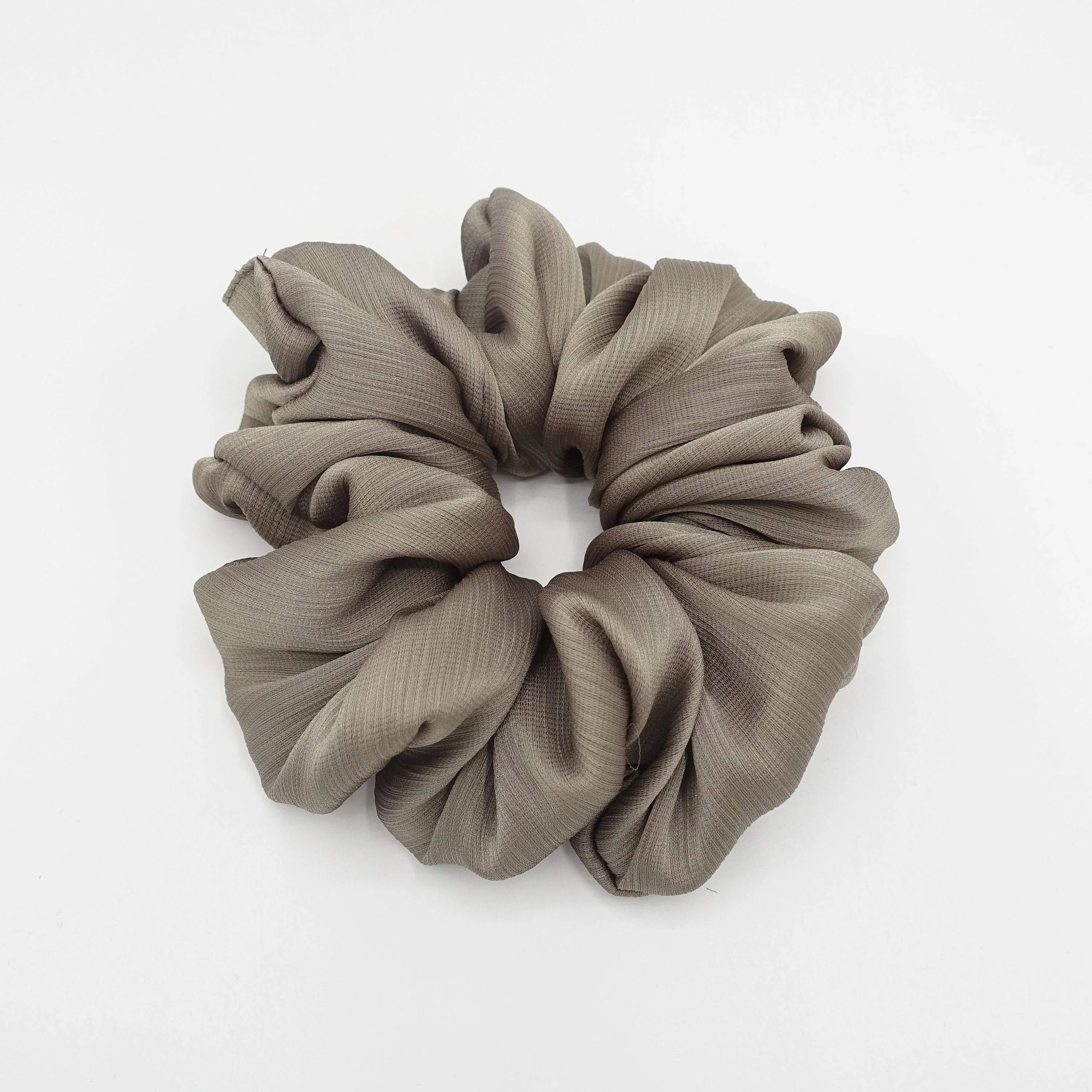 oversized scrunchies satin crinkled hair elastic scrunchies for women