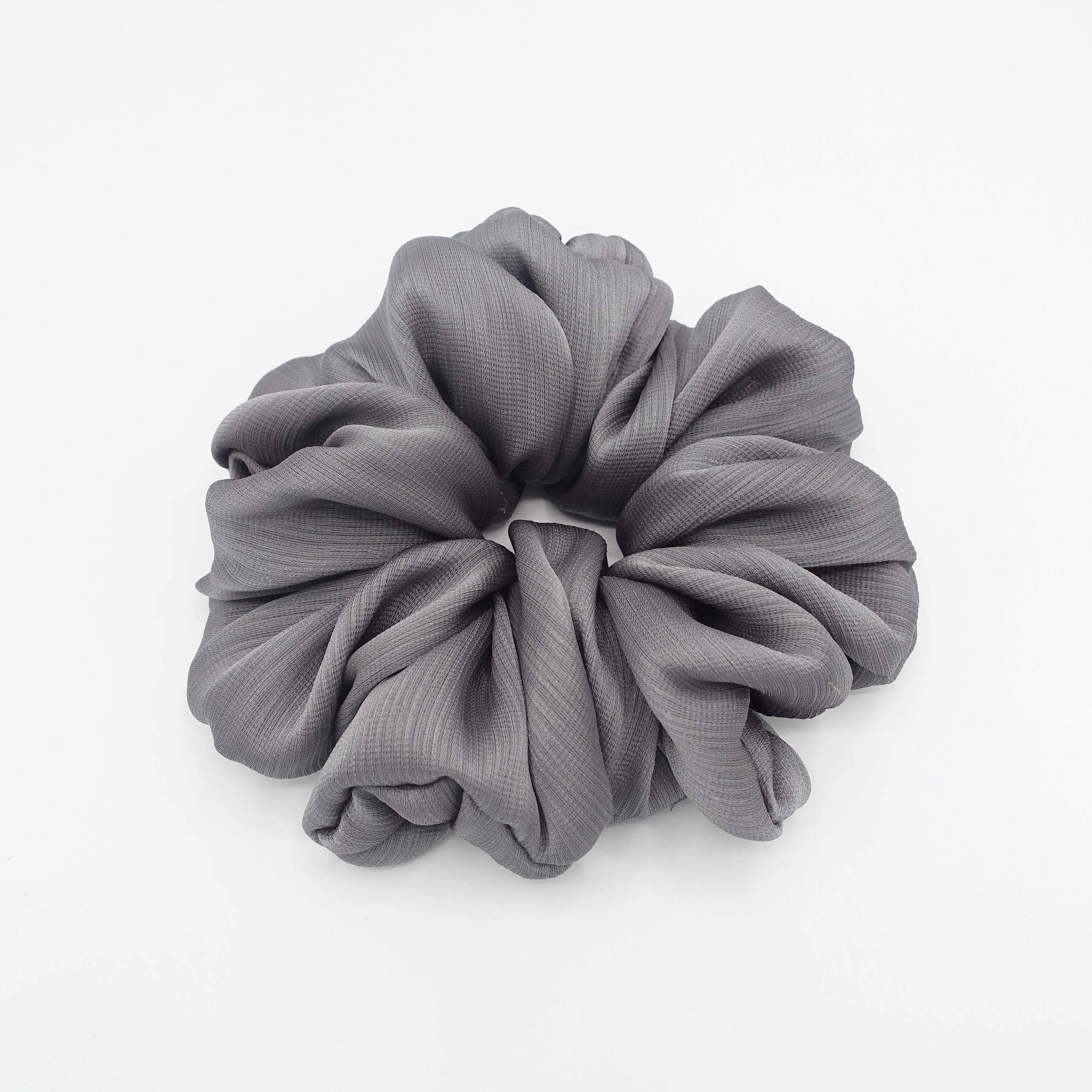 oversized scrunchies satin crinkled hair elastic scrunchies for women