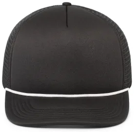 Pacific Headwear Foamie Fresh Trucker Cap - Black/White