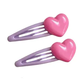 Pastel Heart Hair Clip