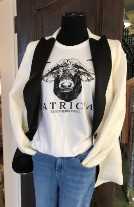 PATRICIA Graphic T White