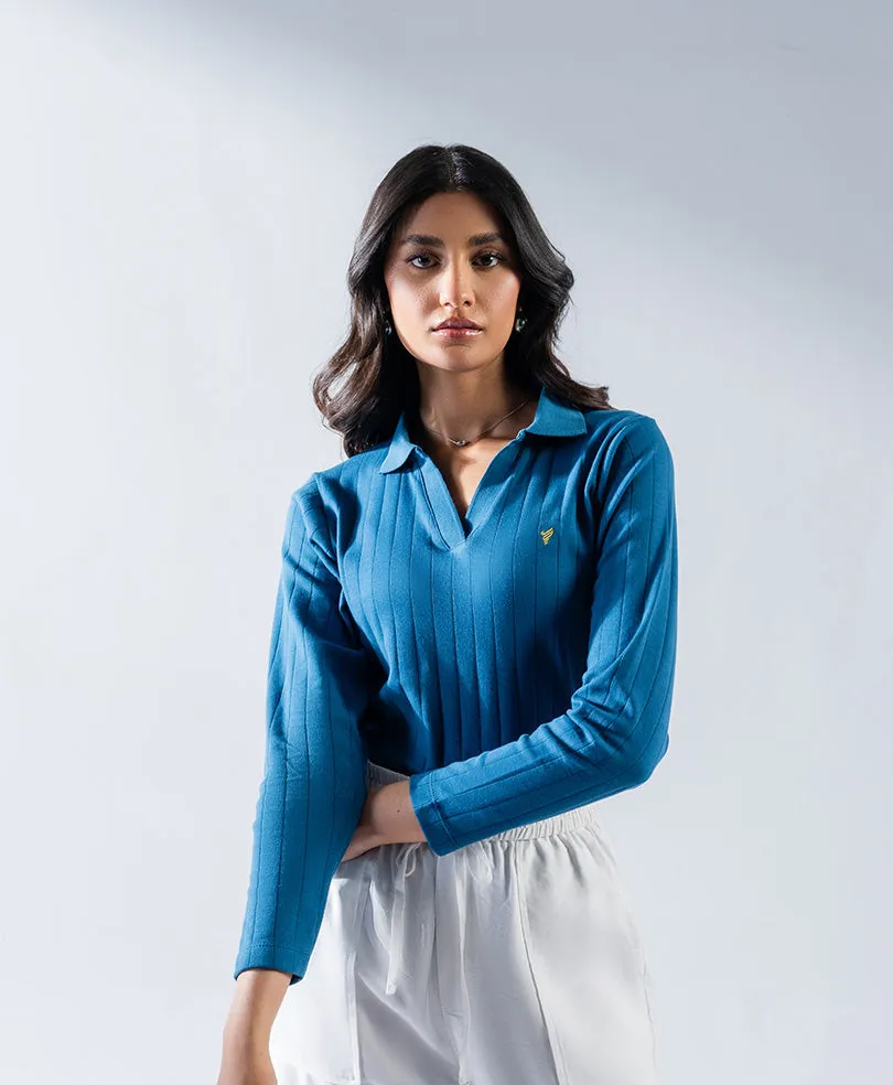 Patrol Blue Drop Needle POLO (Women)