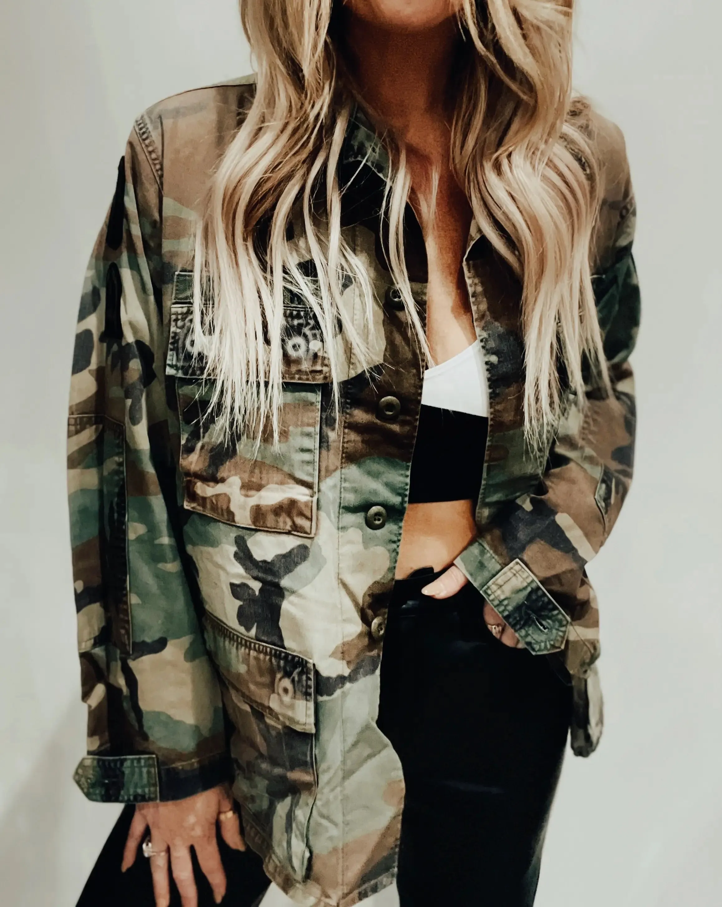 PCH THE LABEL Pill Vintage Camo Jacket