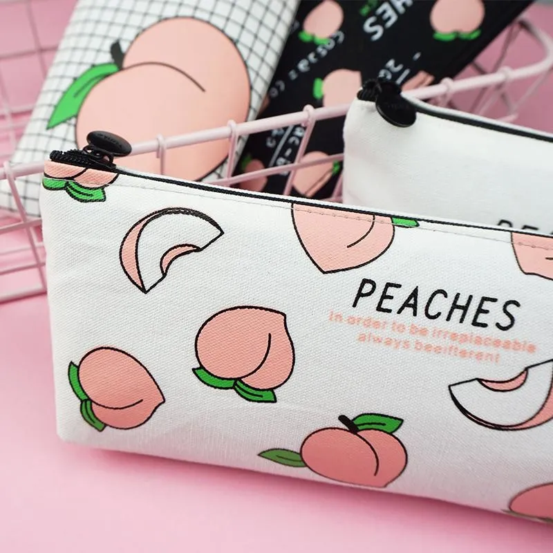 Peaches Makeup Bag