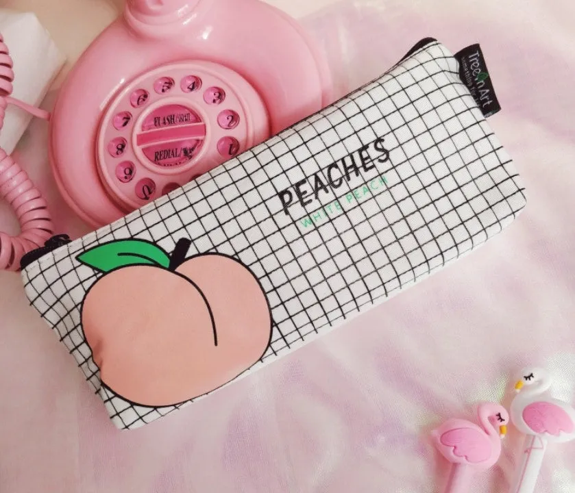 Peaches Makeup Bag