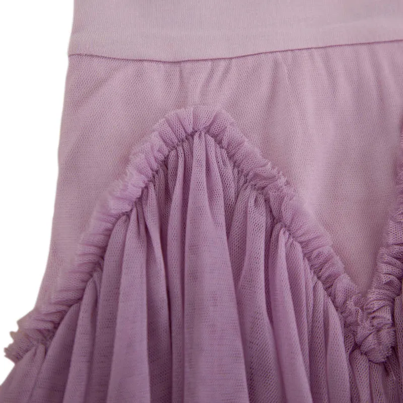 Peggy Velvet Ballet Dress Lavender