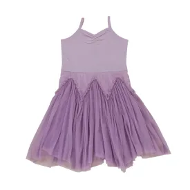 Peggy Velvet Ballet Dress Lavender