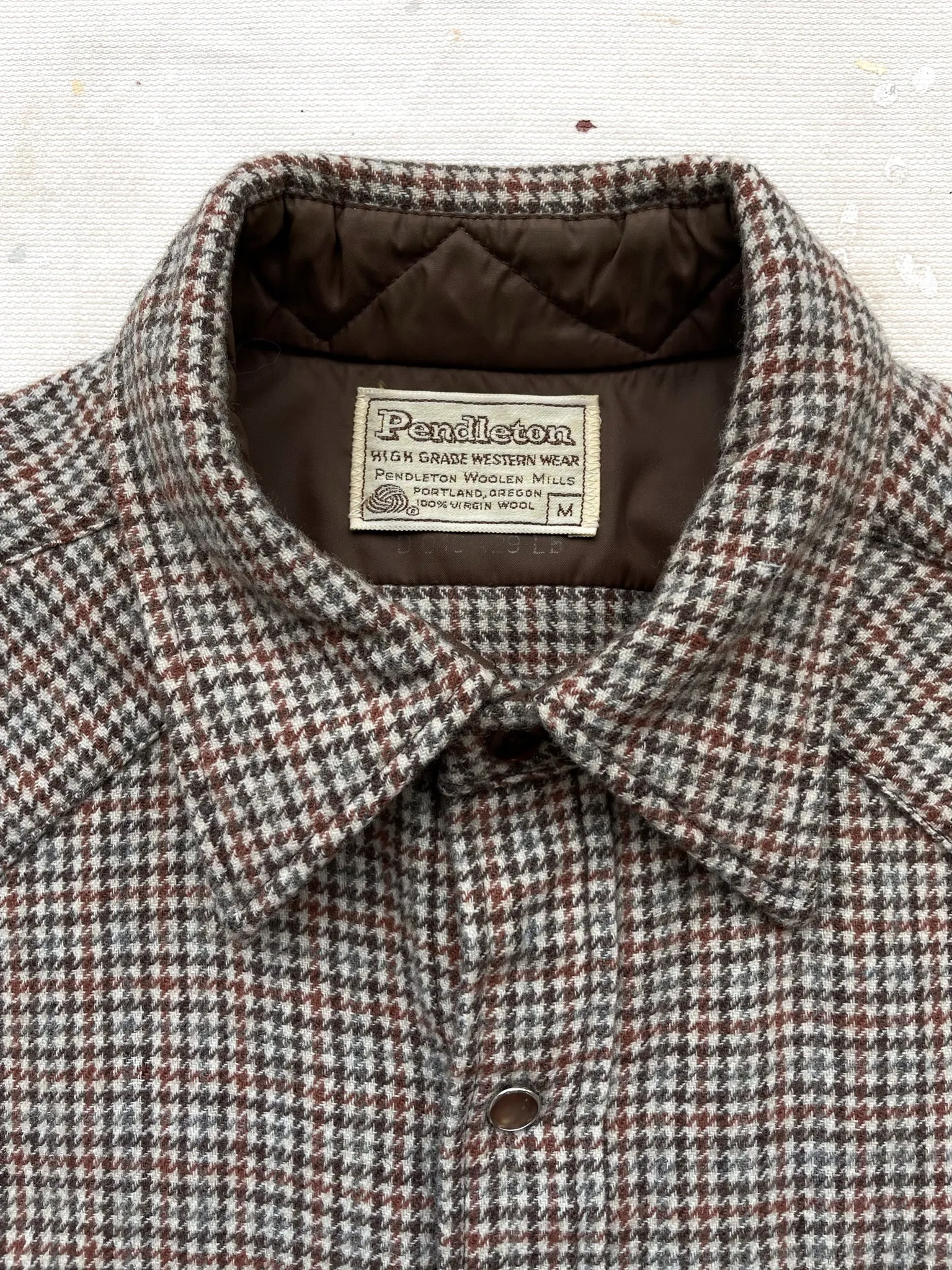 Pendleton Wool Button-Up Shirt—[M]