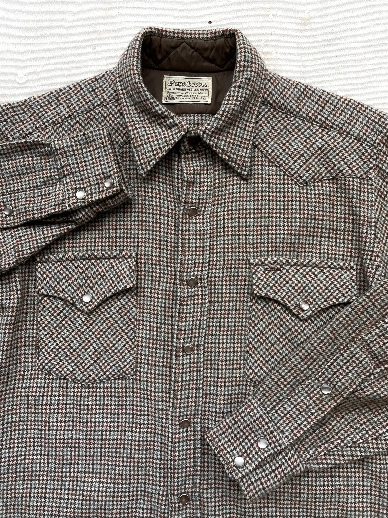 Pendleton Wool Button-Up Shirt—[M]