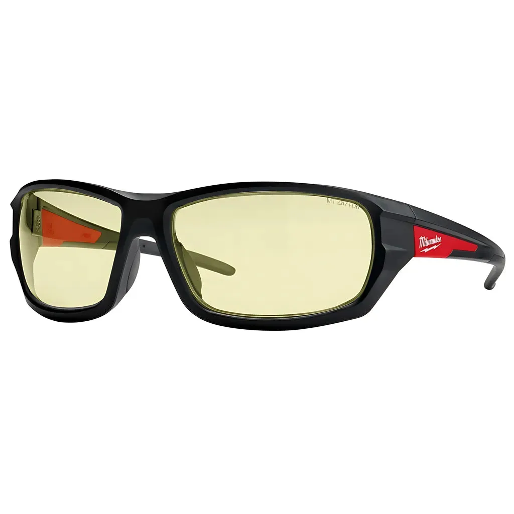 Performance Safety Glasses - Yellow Fog-Free Lenses (Polybag)