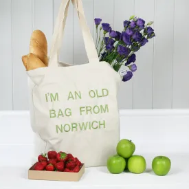 Personalised 'I'm An Old Bag From … ' Tote Bag