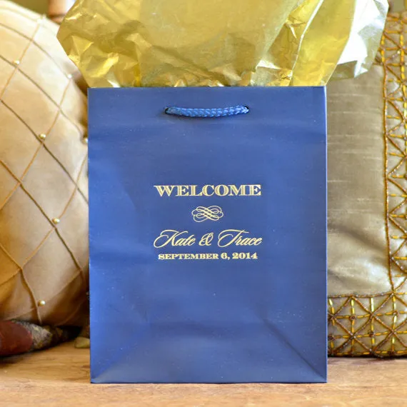 Personalized Couple's Wedding Gift Bags