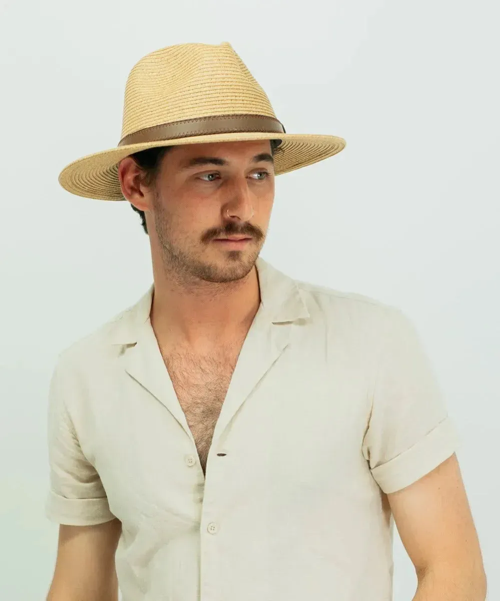 Peter Grimm Cameron - Straw Fedora Hat