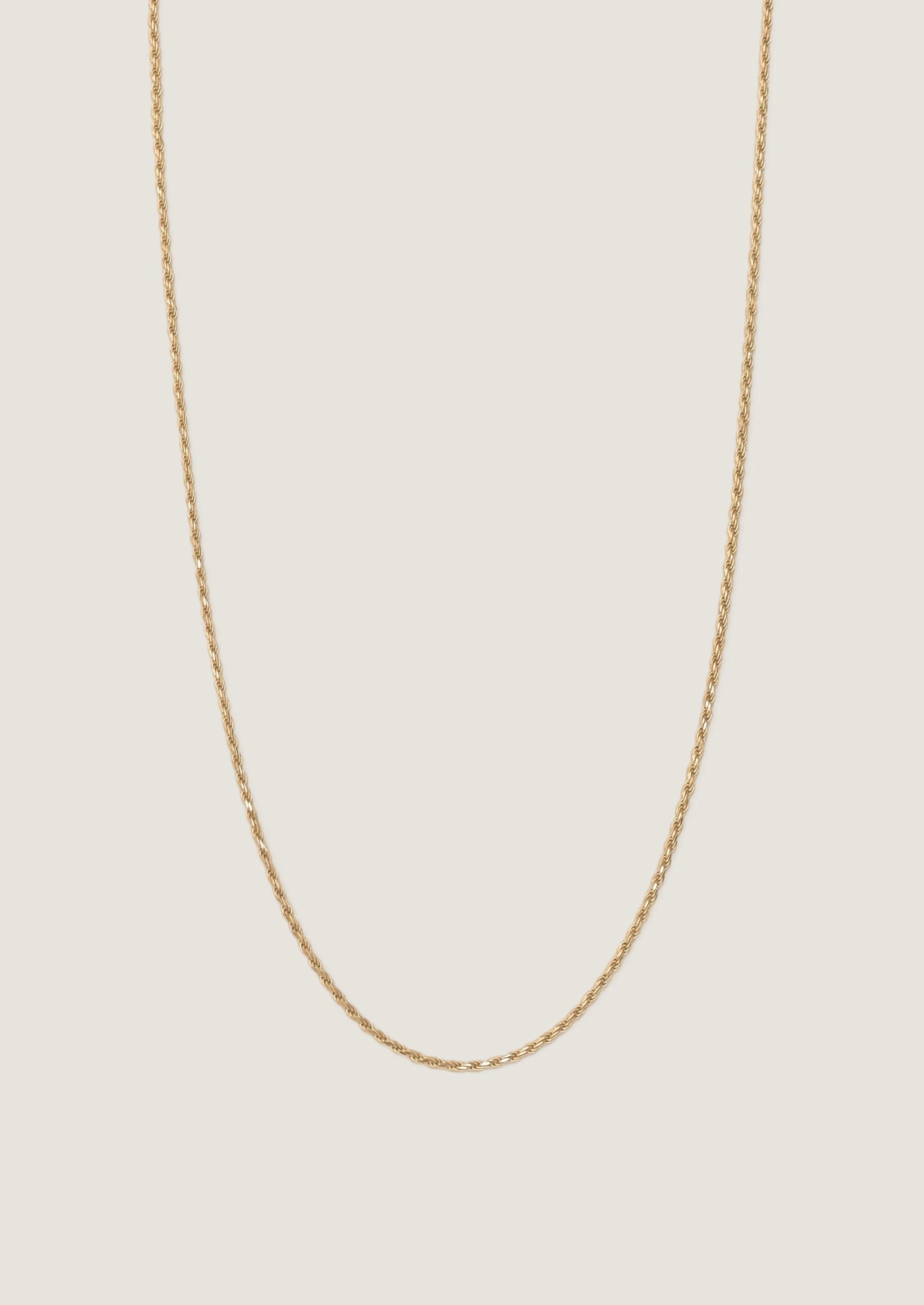 Petite Rope & Maison Oval Locket Necklace Stack