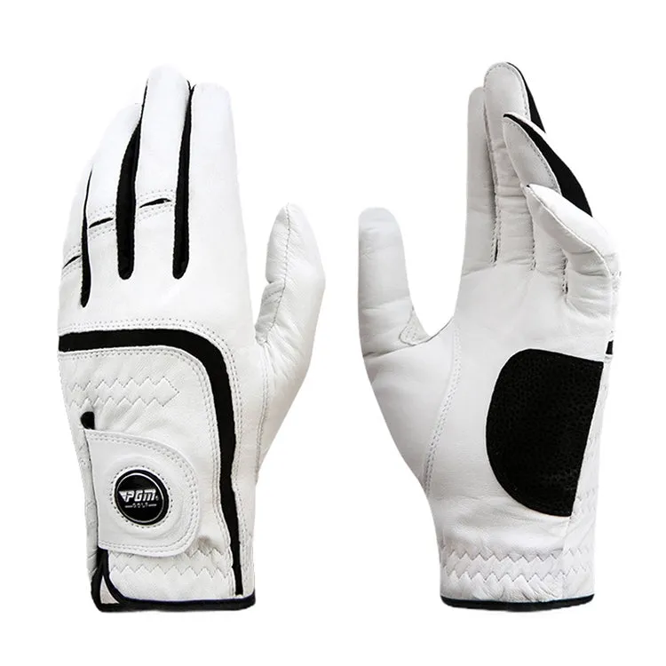 PGM Golf Sheepskin Breathable Non-slip Single Gloves for Men (Color:Left Hand Size:22)