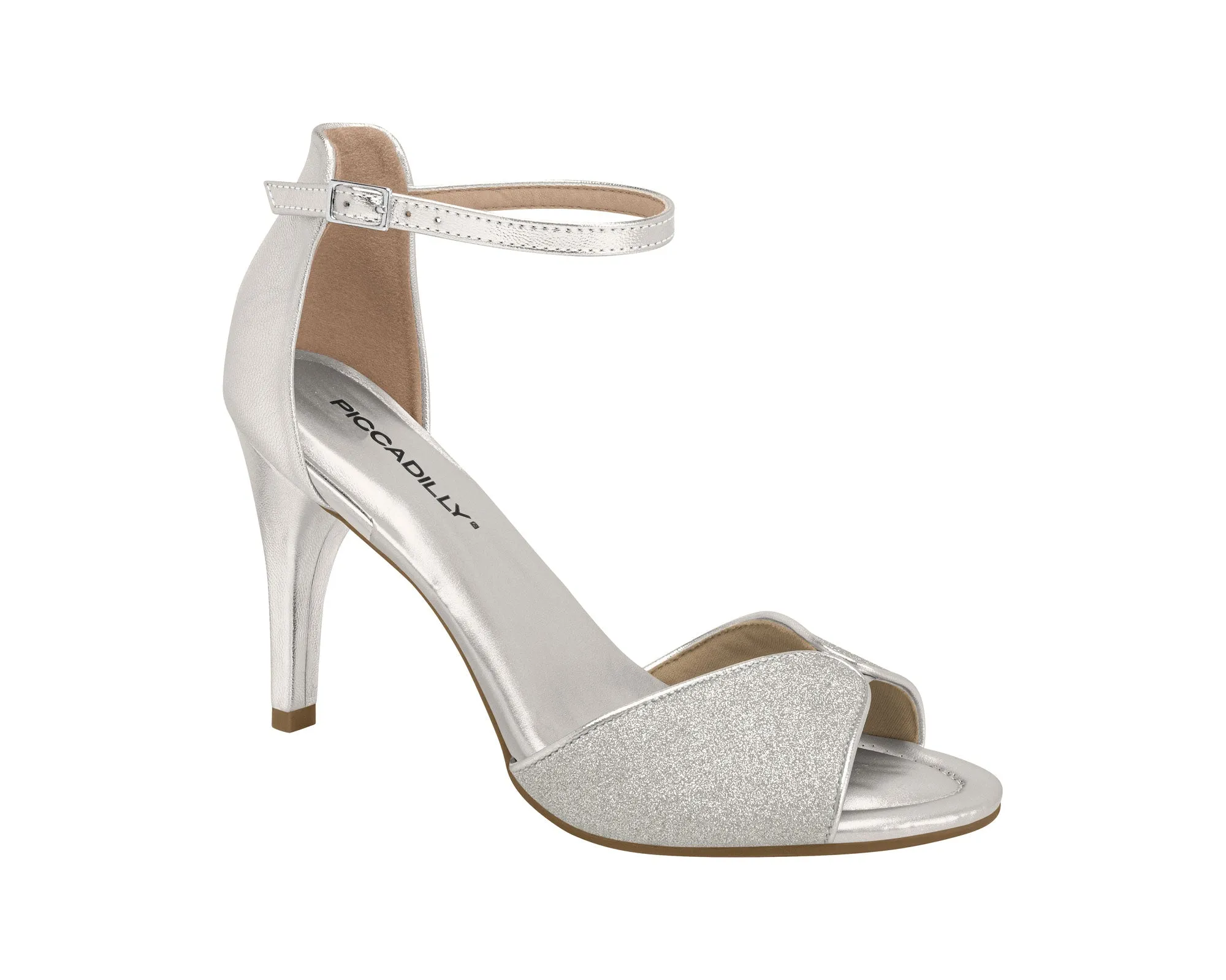 Piccadilly Ref: 727049 Comfortable Sandal Shoe Party Holiday Special Occasion in Silver