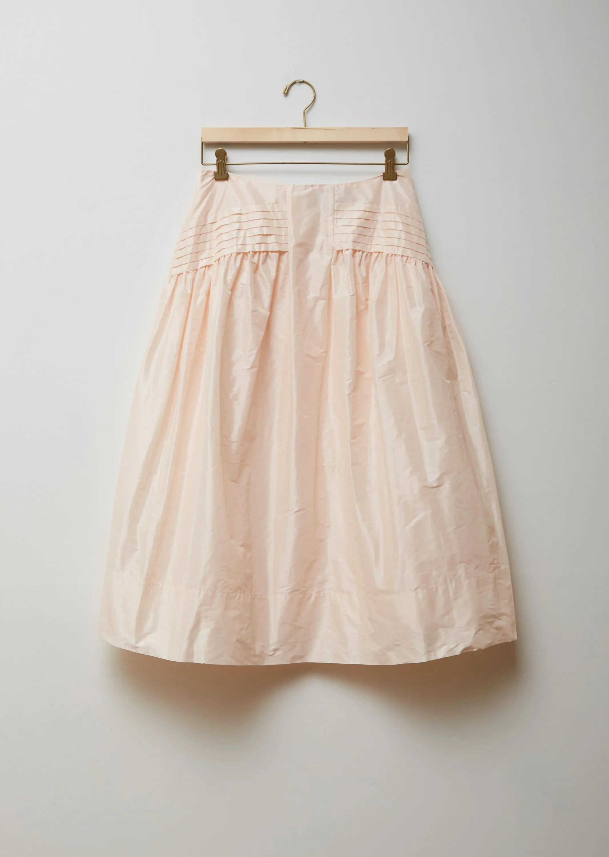 Pin Tuck Full Skirt