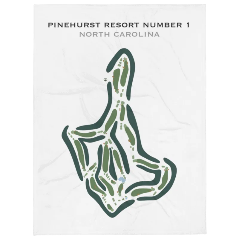 Pinehurst Resort #1, North Carolina - Printed Golf Courses