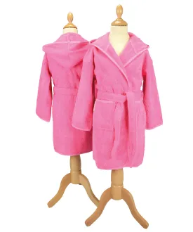 Pink - ARTG® Boyzz & Girlzz® hooded bathrobe