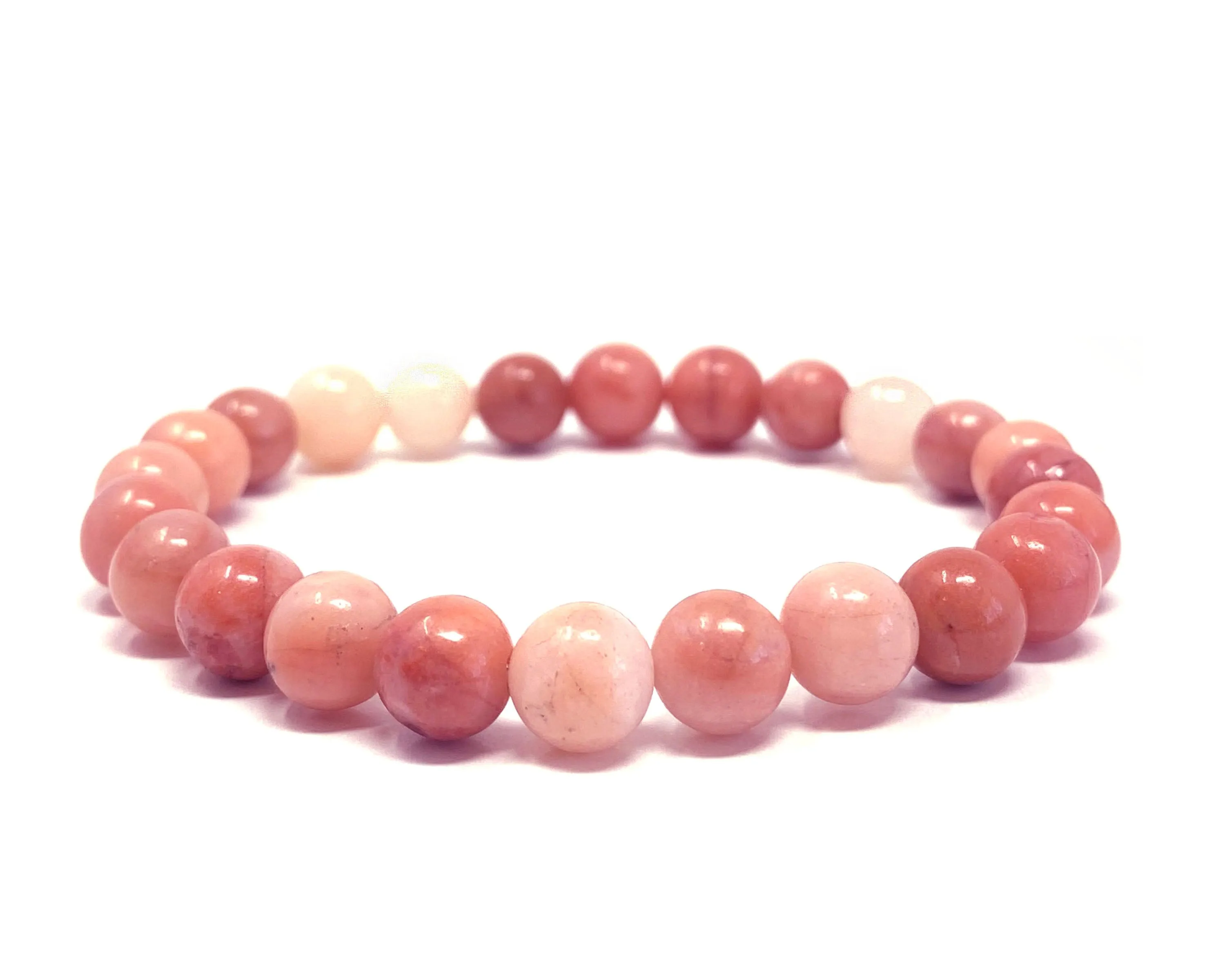 Pink Aventurine Beaded Crystal Bracelet