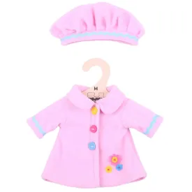 Pink Coat and Hat - for 34 cm Doll