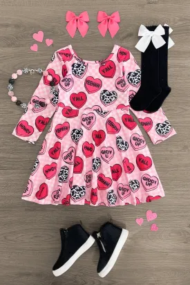 Pink Cowgirl Candy Hearts Dress