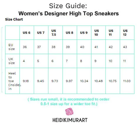 Pink Floral Women's Sneakers, Flower Print Designer High-top Sneakers Tennis Shoes (US Size: 6-12)