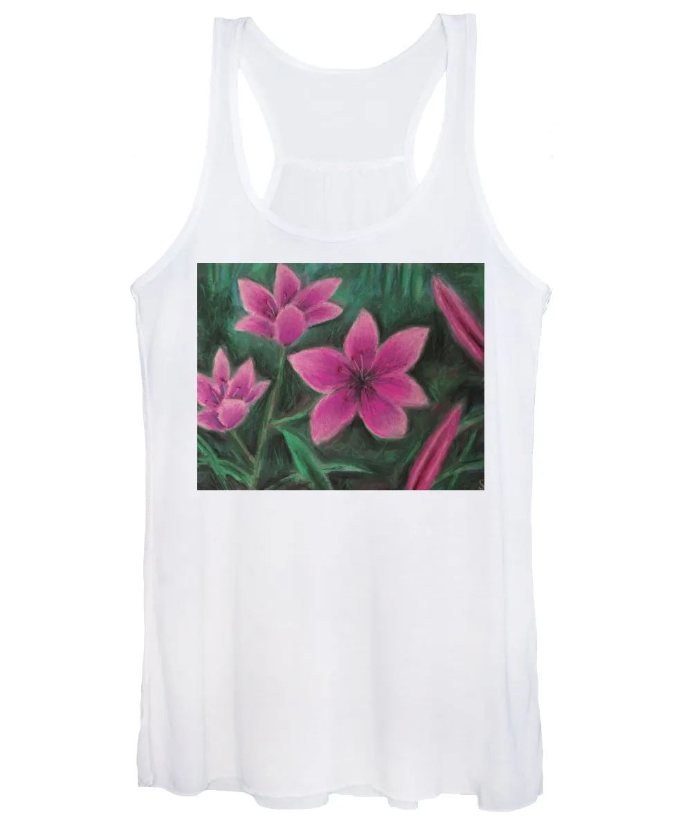 Pink Lilies - Women's Tank Top