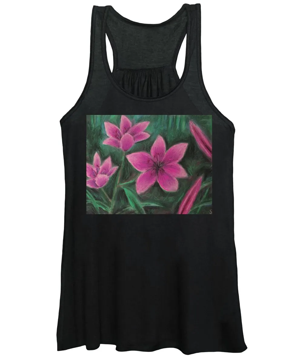 Pink Lilies - Women's Tank Top