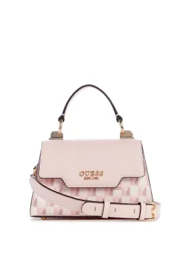 Pink Logo Hallie Mini Crossbody Bag