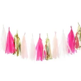 Pink Party Tassel Garland