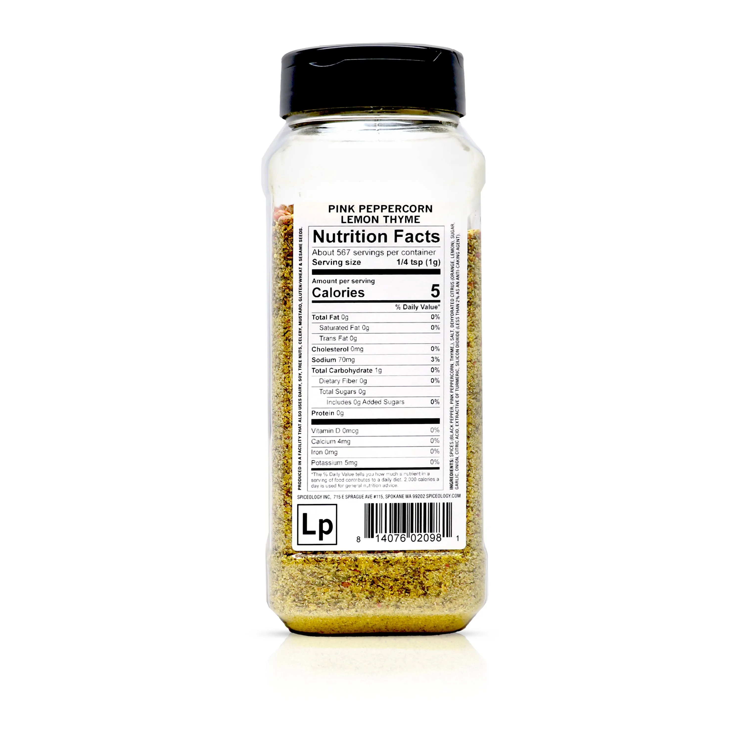 Pink Peppercorn Lemon Thyme All-Purpose Seasoning