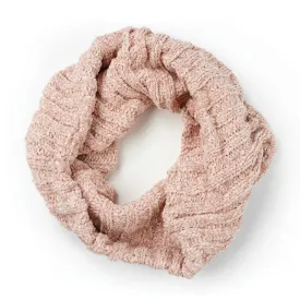 Pink Soft Chenille Infinity Scarf one size