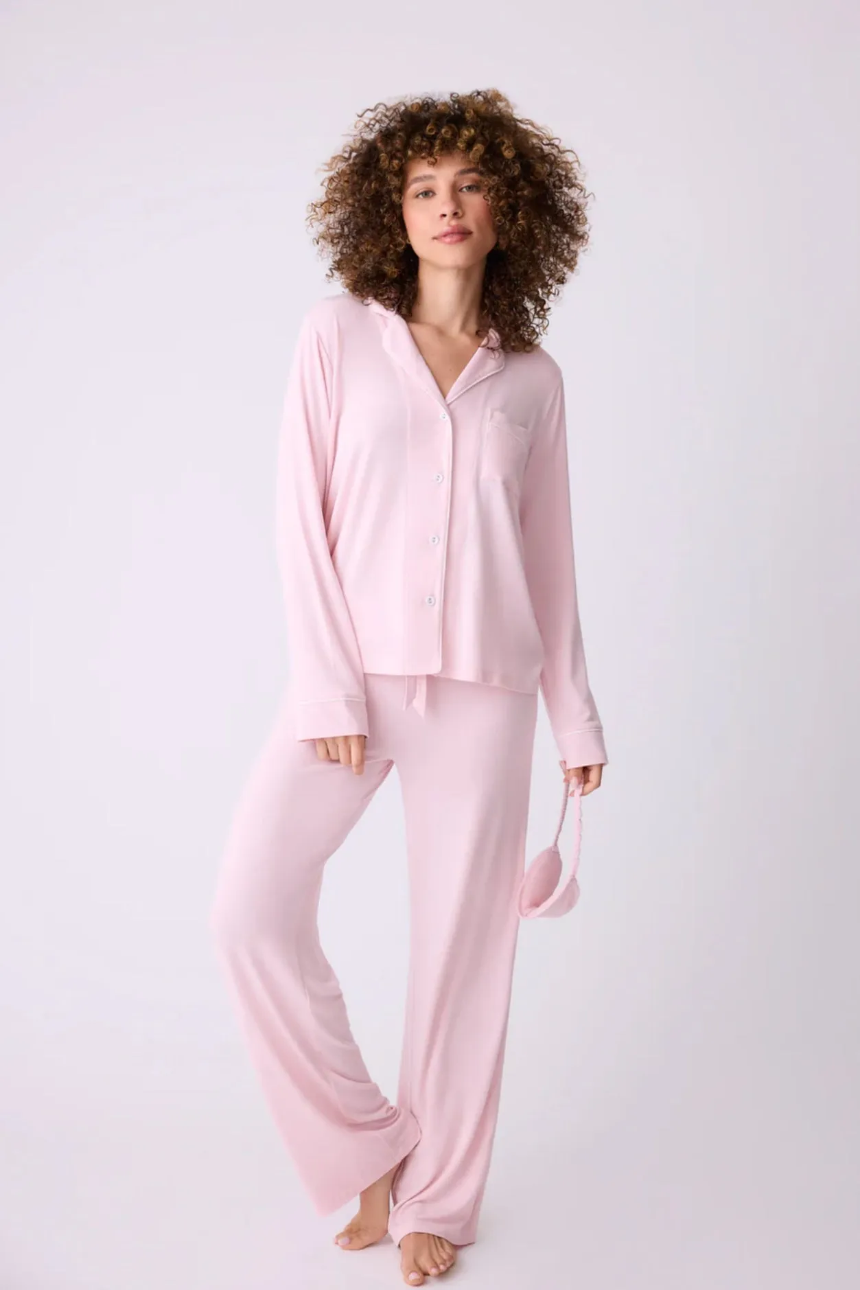 PJ Salvage Pink Modal Pj Set