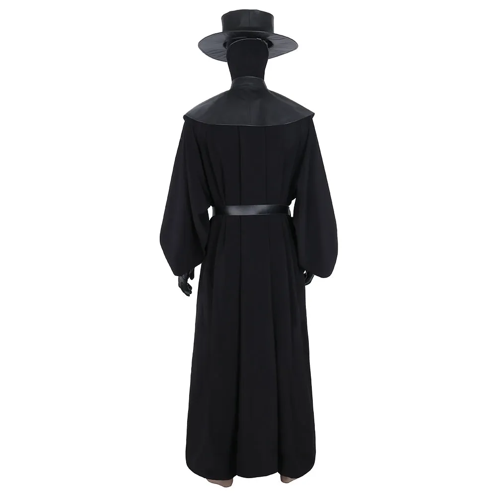 Plague Doctor Steampunk Medieval Adult Uniform Outfit Halloween Carnival Suit Cosplay Costume